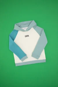 US Polo Assn. Boys' Mint Hooded Sweatshirt