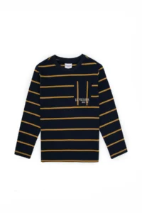 US Polo Assn. Boys' Light Navy Crew Neck single jersey Sweatshirt - Image 3
