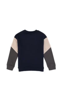 US Polo Assn. Boys' Light Navy Crew Neck Sweatshirt - Image 2