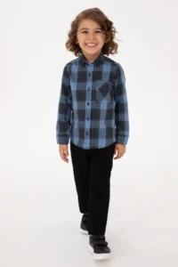 US Polo Assn. Boys' Light Blue Long Sleeve Shirt - Image 2