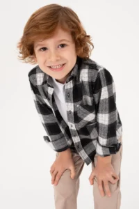 US Polo Assn. Boys' Black Long Sleeve Shirt - Image 2