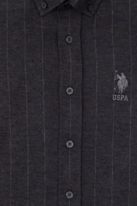 US Polo Assn. Boys' Anthracite Long Sleeve Shirt - Image 7