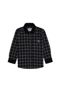 US Polo Assn. Boys' Gray Long Sleeve Shirt - Image 3