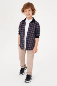 US Polo Assn. Boys' Navy Blue Long Sleeve Shirt - Image 2