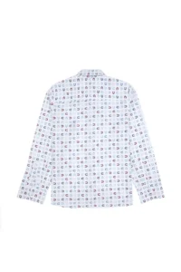 US Polo Assn. Boys' White Long Sleeve Shirt - Image 5