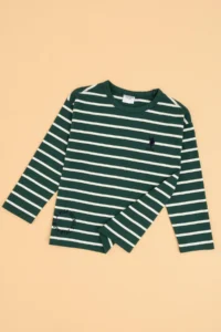 US Polo Assn. Boys' Dark Green Crew Neck Sweatshirt