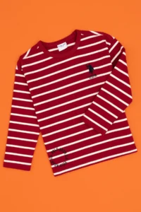 US Polo Assn. Boys' Koyu Raspberry Crew Neck Sweatshirt