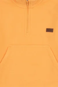 US Polo Assn. Boys' Mango Half Zippered Fleece Sweatshirt - Image 3