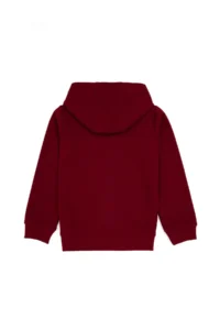 US Polo Assn. Boys' Burgundy Zippered Hooded Sweatshirt - Image 4