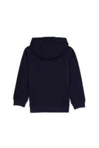 US Polo Assn. Boys' Light Navy Zippered Hooded Sweatshirt - Image 2