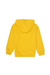 US Polo Assn. Boys' Yellow Zippered Hooded Sweatshirt - Image 4