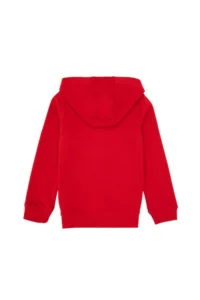 US Polo Assn. Boys' Red Zippered Hooded Sweatshirt - Image 2