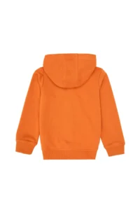 US Polo Assn. Boys' Copper Zippered Hooded Sweatshirt - Image 2