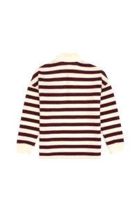 US Polo Assn. Boys' Navy Blue Yarm Zippered single jersey Sweatshirt - Image 3