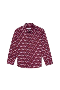 US Polo Assn. Boys' Burgundy Long Sleeve Shirt