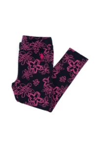 US Polo Shirt Assn. Girls' NAVY BLUE Leggings - Image 3