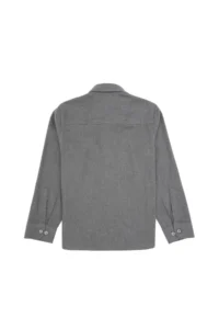 US Polo Assn. Boys' Gray Long Sleeve Basic Shirt - Image 2