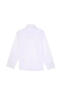 US Polo Assn. Boys' White Long Sleeve Basic Shirt - Image 6