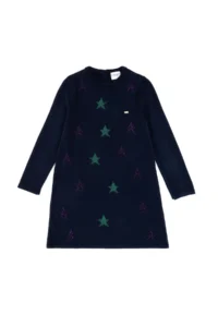 US Polo Assn. Girls' Navy Blue Knit Dress