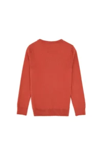 US Polo Assn. Girls' Dusty Rose Crew Neck Basic Sweater - Image 4