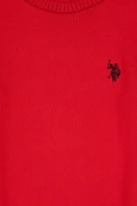 US Polo Assn. Girls' Rejection Crew Neck Basic Sweater - Image 5
