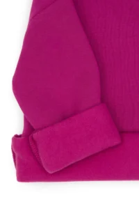 US Polo Assn. Girls' Fuchsia Fleece Crew Neck Basic Sweatshirt - Image 7