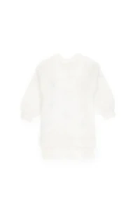 US Polo Assn. Girls' Cream Knit Dress - Image 6