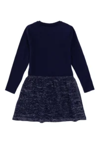 US Polo Assn. Girls' Navy Blue Knit Dress - Image 4