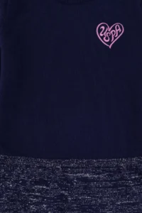 US Polo Assn. Girls' Navy Blue Knit Dress - Image 5