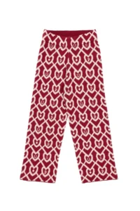US Polo Shirt Assn. Girls' Dark Raspberry Knitwear Pants - Image 4