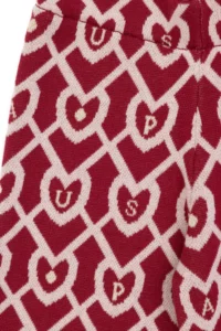 US Polo Shirt Assn. Girls' Dark Raspberry Knitwear Pants - Image 6