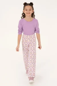 US Polo Shirt Assn. Girls' Cream Knitwear Pants - Image 2