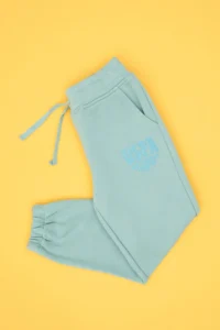 US Polo Assn. Girls' Mint Glitter Print Detailed Jogger Sweatpants - Image 3