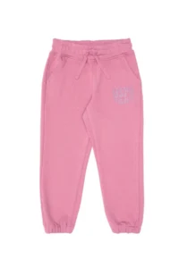 US Polo Assn. Girls' Pink Glitter Print Detailed Jogger Sweatpants - Image 4
