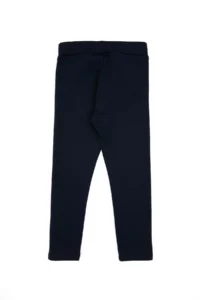 US Polo Assn. Girls' Navy Blue Scuba Material Fleece Leggings - Image 5