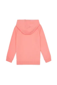 US Polo Assn. Girls' Neon Pink Hooded Zippered Sweatshirt - Image 5