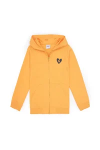 US Polo Assn. Girls' Mango Hooded Zippered Sweatshirt - Image 4