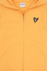 US Polo Assn. Girls' Mango Hooded Zippered Sweatshirt - Image 6