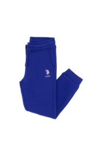 US Polo Assn. Girls' Purple Fleece Jogger Sweatpants - Image 4