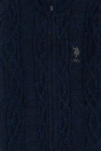 US Polo Assn. Boys' Navy Blue Knitwear Cardigan - Image 3