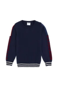 US Polo Assn. Boys' Navy Blue Crew Neck Sweater