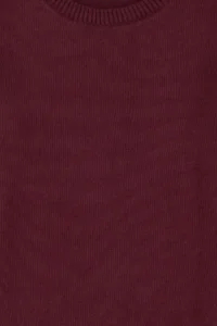 US Polo Assn. Boys' Burgundy Crew Neck Sweater - Image 3