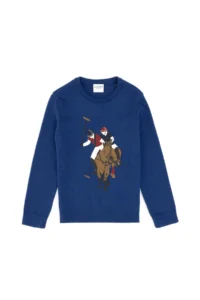 US Polo Assn. Boys' Indigo Crew Neck Sweater
