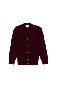 US Polo Assn. Boys' Burgundy Knitwear Cardigan - Image 2