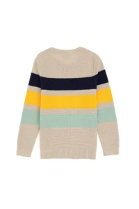 US Polo Assn. Boys' Stone Melanj Crew Neck Sweater - Image 3