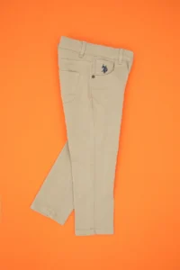 US Polo Assn. Boys' Light Khaki Kanvas Pants - Image 3