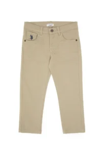 US Polo Assn. Boys' Light Khaki Kanvas Pants - Image 5