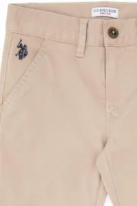 US Polo Assn. Boys' Dark Beige Kanvas Pants - Image 7