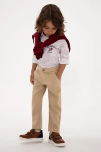 US Polo Assn. Boys' Camel Kanvas Pants - Image 2
