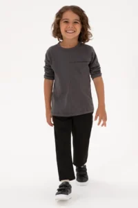 US Polo Assn. Boys' Black Kanvas Pants - Image 2